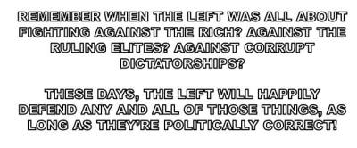 the left
